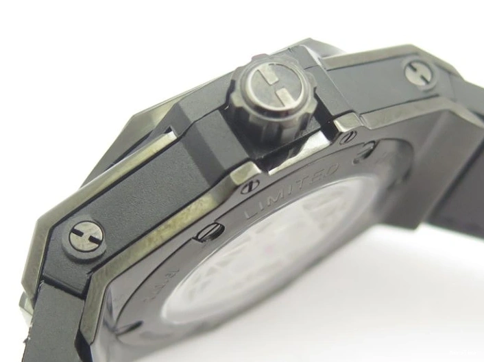 MIROTIME 0305 Aquatimer Chrono IW376702 SS BLS 1:1 Best Edition Black Dial on Black Rubber Strap A WellDesigned 7105